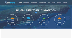 Desktop Screenshot of diveandmore.com